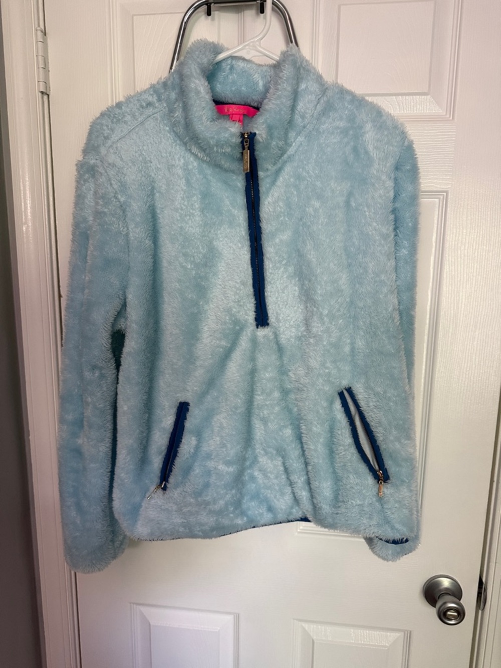 Lilly Pulitzer Skipper Sherpa popover - large